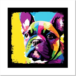 French Bulldog Pop Art - Dog Lover Gifts Posters and Art